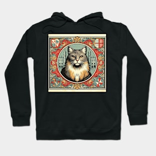 cat portrait t-shirt Hoodie